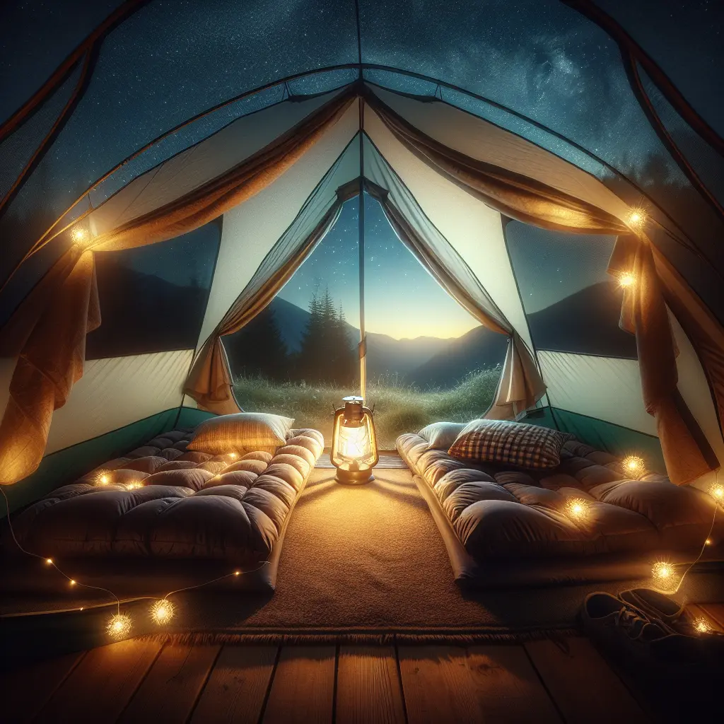 11 måder at øge komforten i teltet om natten